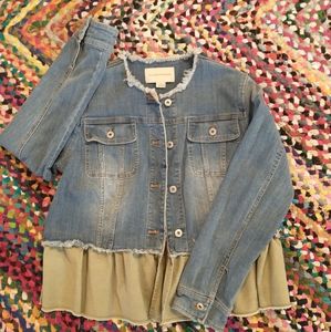 Pilcro and the Letterpress jean jacket